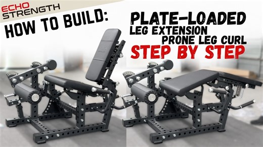 let's BUILD the Plate-Loaded Leg Extension and Prone Leg Curl