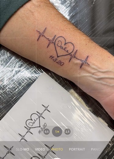 Memorial Tattoo for Remembering a Loved One