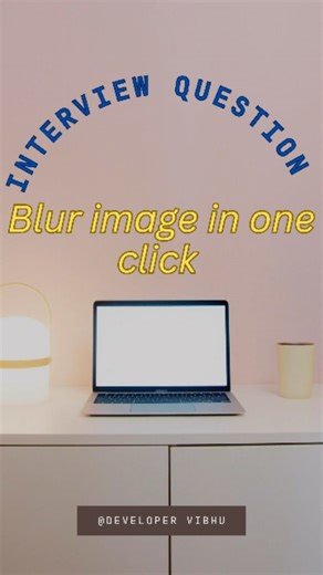 Vaibhav Dixit on Instagram: "Blur image in one click #coding #web3 #javascript #tech #webdevelopment #html #frontend"