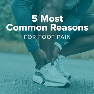 Achy feet? Find out the five most common reasons for foot pain and tips on relief: https://bit.ly/3ZZr5sF | Atrium Health Wake Forest Baptist | Facebook