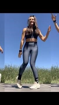 Spandex Shine and Outdoor Footwork Dancing just For Fun