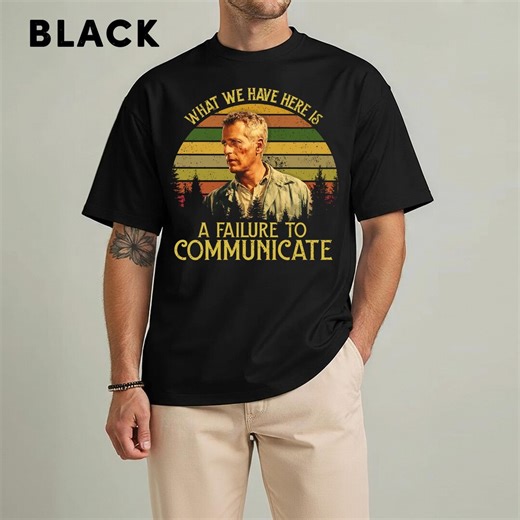 Cool Hand Luke Shirt – Failure to Communicate Vintage Tee – Retro Movie Quote T-shirt – Classic Film Graphic Shirt – Unisex Sweatshirt Gift - Etsy