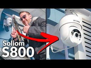 The Solar Battery Security Camera YOU NEED at Home! (Soliom S800 PTZ Cam Review) | Raymond Strazdas