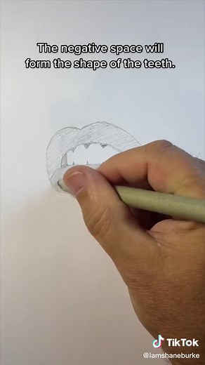 Drawing Lips and Teeth Tutorial