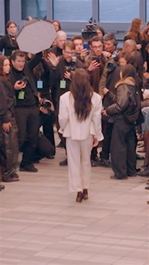 Front row with JENNIE. As seen at the Calvin Klein Collection Fall 2026 runway show by Veronica Leoni. The Shed, New York City. | Calvin Klein