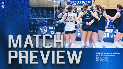 #12 Volleyball Renews Rivalry With Marquette at BIG EAST Tourney on Saturday - Creighton University Athletics