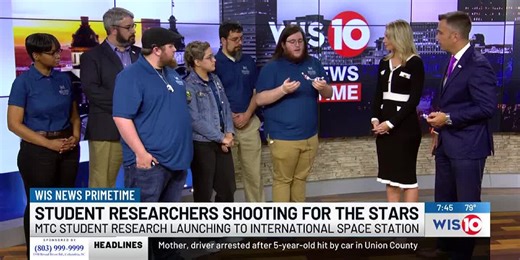 Midlands Technical College student research soon launches to the International Space Station