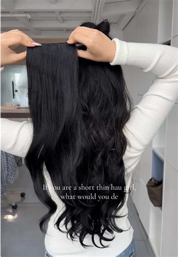 hair extensions that is easy to install#thinninghair #wiginstall #fypシ゚viral #hairextensions #hairstyle