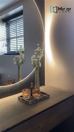 Our modern LED mirrors are designed to fit beautifully in your washroom,