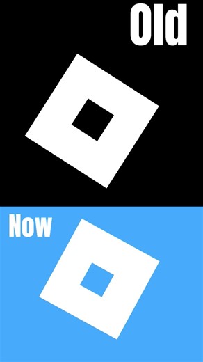 the roblox logo instructions beside the things ■■ old. new