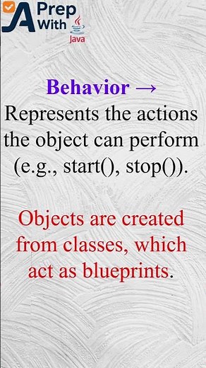 Object in JavaPrep With AJ Java -💻 Learn | Code | Crack Interviews #object #java #code #education