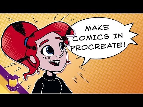 The FASTEST Process for Making COMICS in Procreate on the iPad!