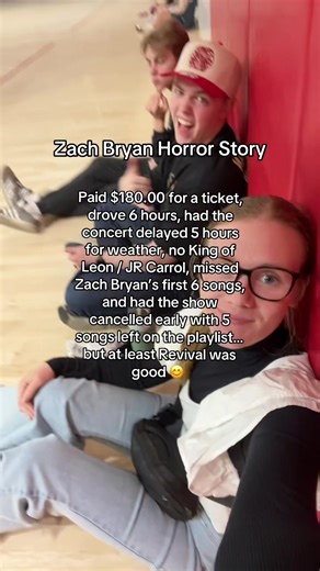 Not quite the experience I was hoping for. @Riley Yerks #heavenontop #zachbryan #fyp #concert