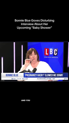 Bonnie Blue Goves Disturbing Interview About Her Upcoming “Baby Shower” #fyp #mentalhealth