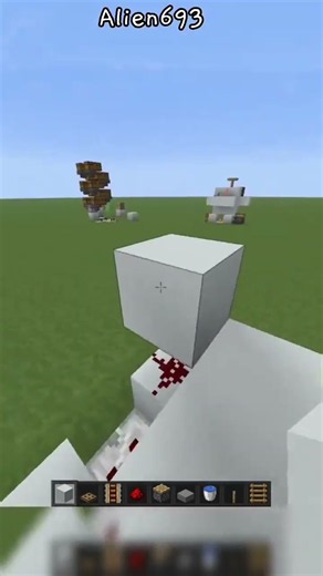 Easiest railgun in Minecraft #minecraft #tutorial #easy #trap #donutsmp