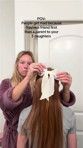 Sorry Karen, we are friends first here! #momof3 #momsoftiktok #momsover30 #momlife #daughter