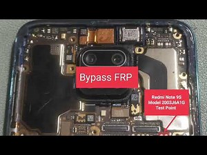 Redmi Note 9S Curtana Test Point | EDL Mode, Unbrick & FRP Bypass.