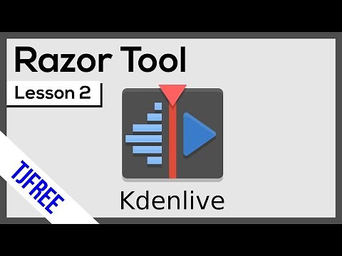Kdenlive Lesson 2 - Cut/Shorten Video with the Razor Tool