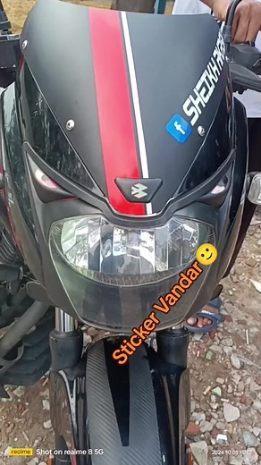 Custom Pulsar Headlight Sticker for Bike Enthusiasts