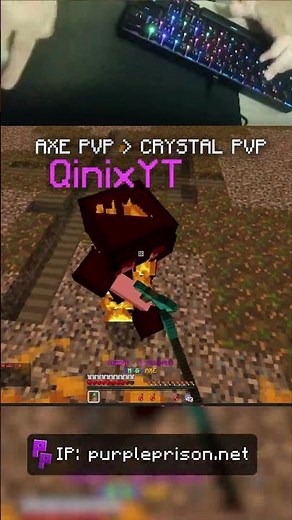 Axe PvP is so fun! IP: purpleprison.net #minecraft #pvp #gaming