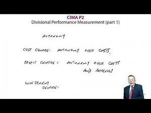 Divisional Performance Measurement - Divisionalised structures - CIMA P2 | Free ACCA & CIMA online courses from OpenTuition
