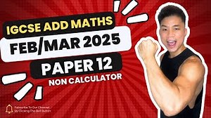 1 0606 12 F M 25 Feb Mar 2025 Variant 12 Igcse Additional Maths A Star Marking Scheme Teacher Ivan Lim Mp3 & Mp4 Download - clip.africa.com
