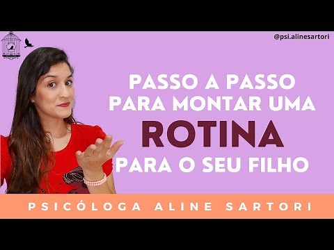 How to set up a routine for your child? | Child Psychologist Aline Sartori