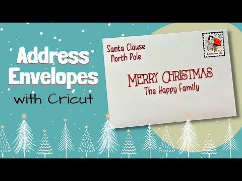 Easily Address Envelops with Cricut Pens & Markers