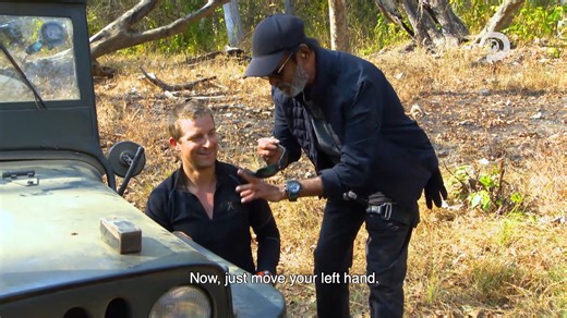 10K views · 300 reactions | In this episode, Bear Grylls and Ajay have suffered from a punctured tire. Fortunately, no matter what life throws at them, they are able to find ways to lift the atmosphere with their sense of humor. | Discovery Channel Southeast Asia | Facebook
