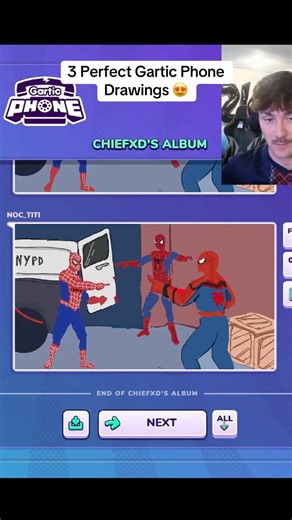 PERFECT Spiderman Drawing in Gartic Phone