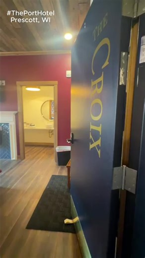 Our guests just checked out of The Croix Suite at The Port of Prescott and this is how they left it — a quiet little snapshot of a weekend spent in downtown Prescott. Cozy nights, slow mornings, coffee at the table for two, and easy walks to breakfast, dinner, and the riverfront along the St. Croix. The Croix Suite is one of our boutique stays designed for couples looking to unwind and explore everything Prescott, Wisconsin has to offer, all just steps from the front door. #PrescottWI #ThePortOf