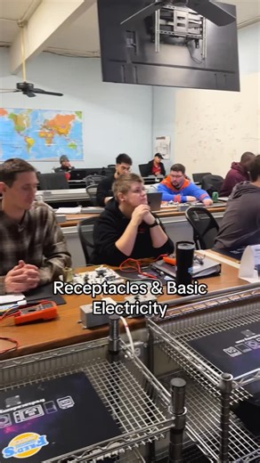 FredsAcademy.com on Instagram: "Laying down the foundation🔧 Week 1: Receptacles and Basic Electricity lecture⚡ #fredsapplianceacademy #appliancerepairtraining #tradeschool #technician"