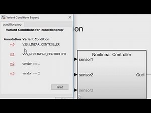 Variant Condition Propagation - MATLAB and Simulink Video