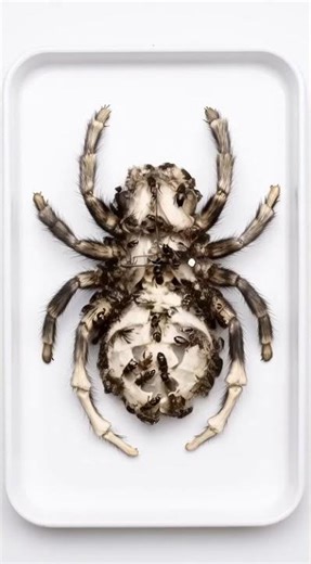 Spider to Skeleton: Time-lapse Process #Shorts #BioFluxLab