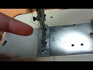How to thread the needle on a Pfaff 1245 sewing machine