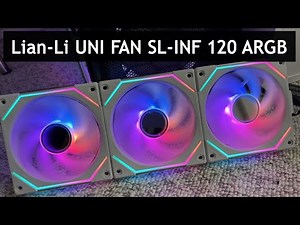 Lian-Li UNI FAN SL-INFINITY 120 ARGB White Unboxing