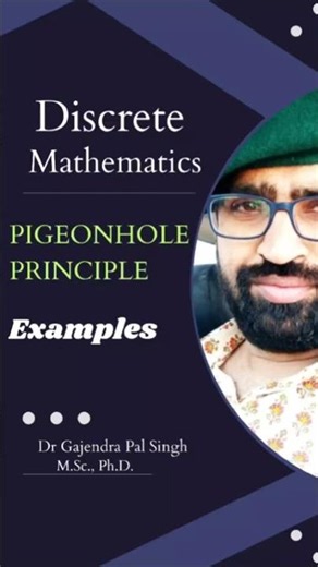 pigeonhole principle #3||Example|| Discrete mathematics #drgajendrapal #discretemathematics #viral