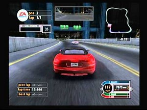 EA Sports Nascar Chase For The Cup 2005 (Playstation 2) Game Play