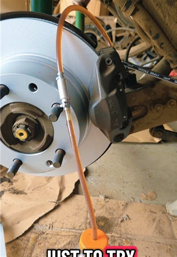 Effortless Brake Bleeding with One-Way Valve