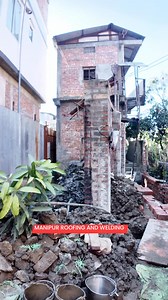 Foundation G 1 for IRON HOUSE LIKE TOUBIRAMO | Manipur Roofing and welding