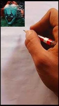 Pennywise it ch-2 drawing scary smile 🤡#drawing #art #sketch #shortsviral