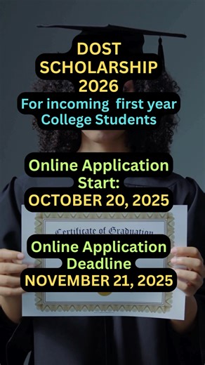 DOST Scholarship Application Period #fbreels2025ツ | EfrenNolasco.com