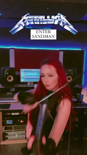 🤘 Metallica's Enter Sandman on violin 📷 The Violution #jlynn #violin #violinist #electricviolin #rockviolin #metal #metallica #guitar #protools #avid | Avid Pro Tools