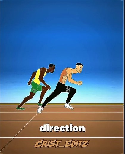 Ronaldo vs Usain Bolt ⚡ In a straight sprint🔥