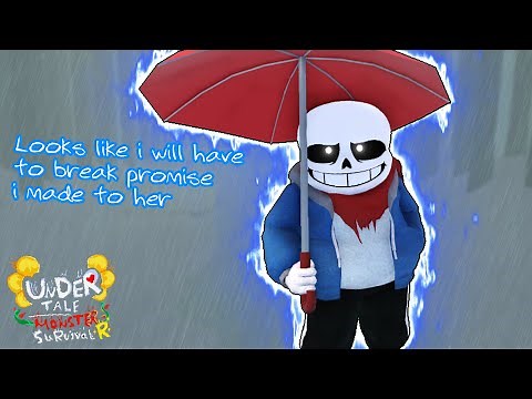 Undertale Monster Survival: Remastered Tears In The Rain Sans Skin Gameplay