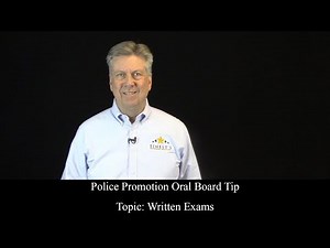 Police Promotion Oral Board Tip: Written Exam Resource