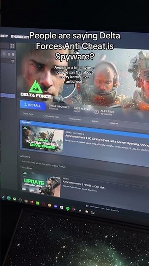 Is delta force safe to play? Kernel level anticheat? delta force spyware? #deltaforce #gaming