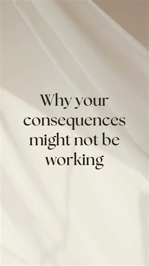 Why your consequences might not be working