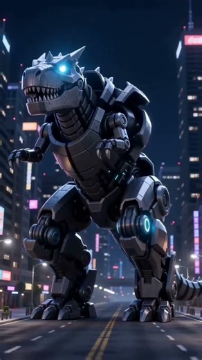 Mechanical Tyrannosaurus Rex transformation #animation #dinosaur #transformers