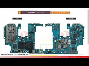 Samsung A72 SM A725 ON OF Volume Powar Kiy Problem Hardware Solution